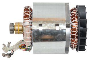 Електродвигун у зборі (якір+статор) генератора 168F (2,5 kWt 380V) 452784-1646 фото