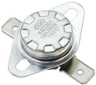 Термореле KSD 301 / KSD 303 (105*C 16A, 250V) для утюгов и обогревателей 437549-110 фото