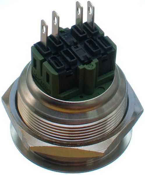 Кнопка антивандальная d32mm різьблення 28mm h34mm 4 контакти 77804-583 фото