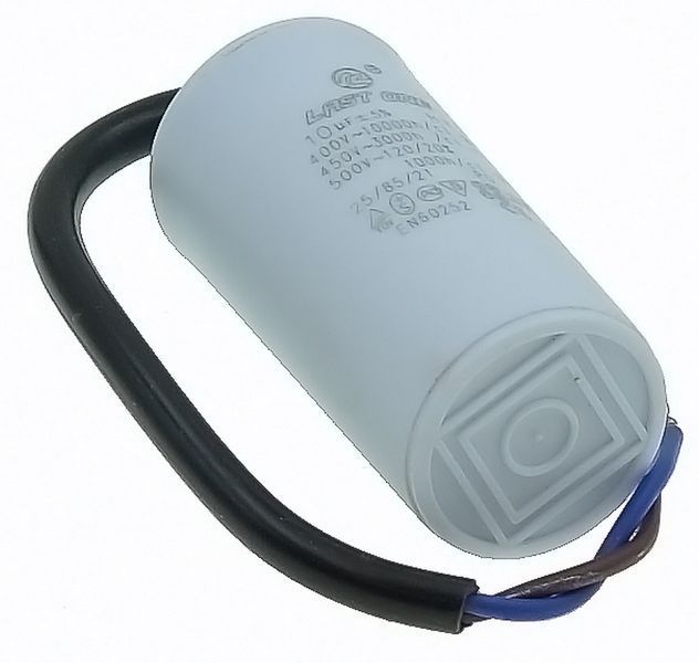 Конденсатор Last One 10 мкф дріт HY12 CBB-60H (30*62 мм) 473408-360 фото