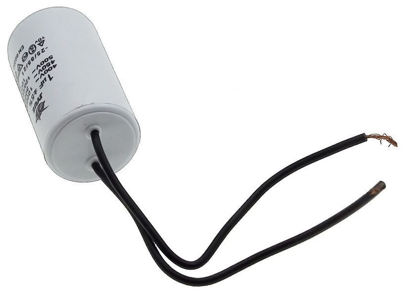 Конденсатор JYUL CBB-60 1 мкф &mdash; 450 VAC дроту (30*53 mm) 64498-075 фото