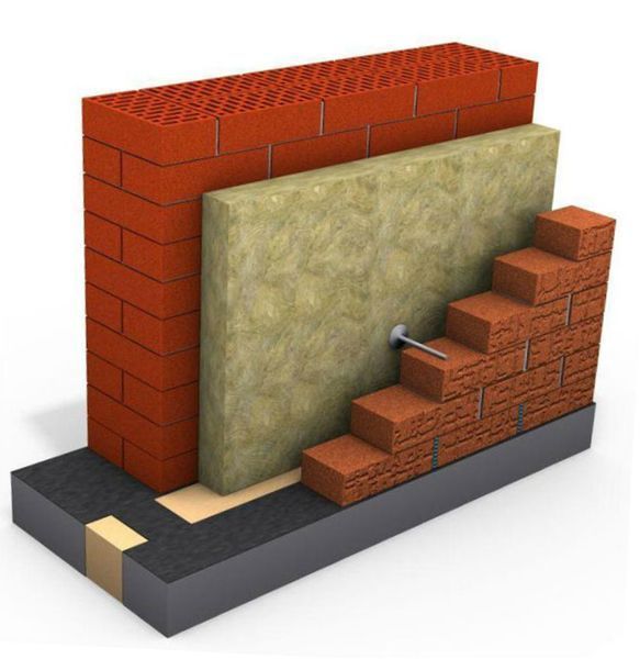 Утеплитель базальтовый Rockwool Wentirock max (вентилируемый фасад) 50 мм уб044 фото