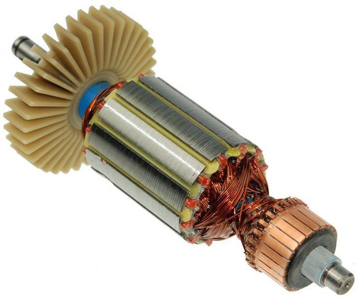 Якорь болгарка Wintech 180 d43 (174,5*43 шпонка 9мм) 27098-711 фото