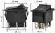 Тумблер 3 положения 6 контактов 25*31 mm 16A 31164-256 фото 2