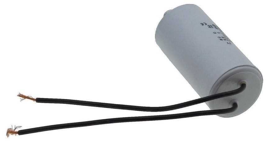 Конденсатор JYUL CBB-60L 1,5мкф - 450 VAC болт + провода (30*60 mm) 64569-146 фото