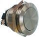 Кнопка антивандальная d25mm різьблення 22mm h26mm 2 контакти під гвинт 69012-569 фото 1