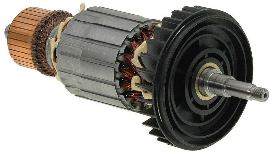 Якір болгарки Makita 9020 (202*54 посадка 9мм) PRO аналог 517793-7 55568-1357 фото