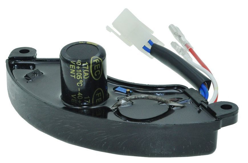 AVR регулятор напряжения генератора 188F (220V) (470 мкф 250V) 4-6 квт (пластик) DK 49988-358 фото