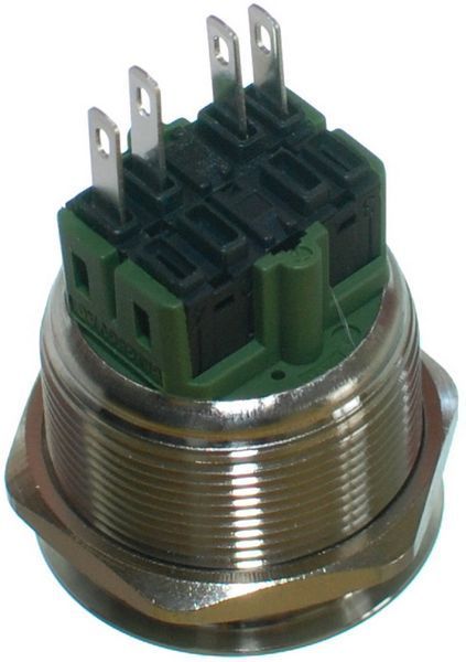 Кнопка антивандальная d28mm резьба 25mm h33mm 4 контакта 326706-579 фото