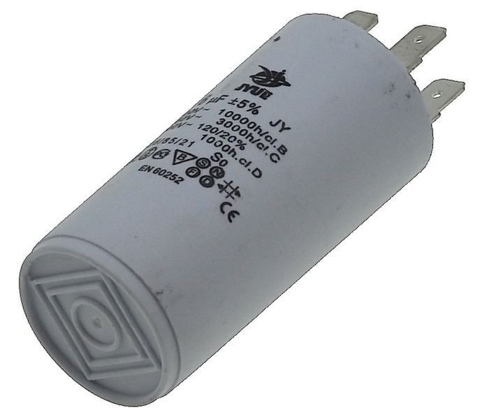 Конденсатор JYUL CBB-60H 6мкф - 450 VAC клеми(30*63 mm) 64541-118 фото