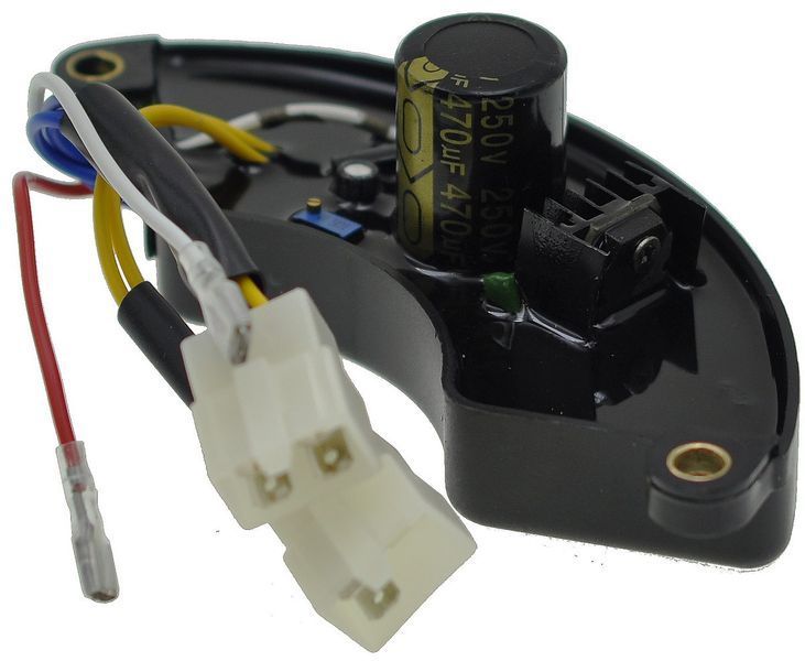 AVR регулятор напруги генератора 188-380V(470 мкф 250V) пластик 11426-402 фото