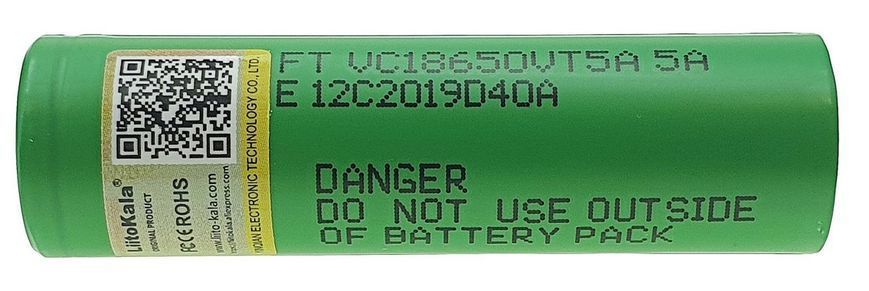 Аккумулятор LiitoKala 18650 Lii VTC5 2600mAh высокотоковый 20А оригинал 466613-645 фото
