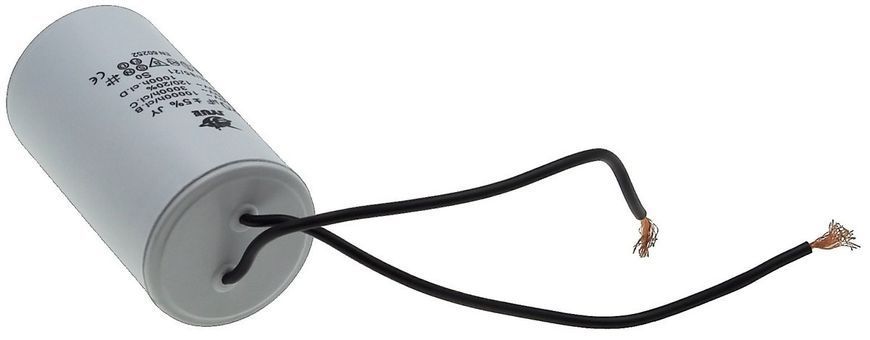 Конденсатор JYUL CBB-60 20мкф - 400 VAC дроту(40*72 mm) 64519-096 фото