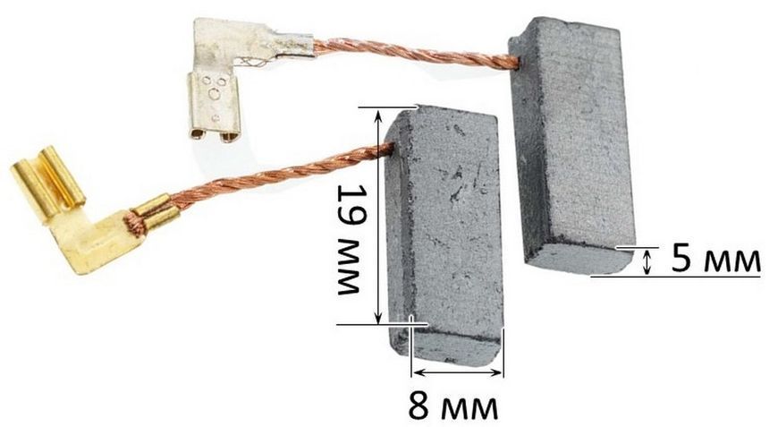 Щітки 5х8х19 повідець клема (A96 VJ Parts) 398992-306 фото