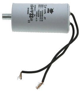 Конденсатор JYUL CBB-60L 12мкф - 450 VAC болт + дроту(35*68 mm) 64579-156 фото