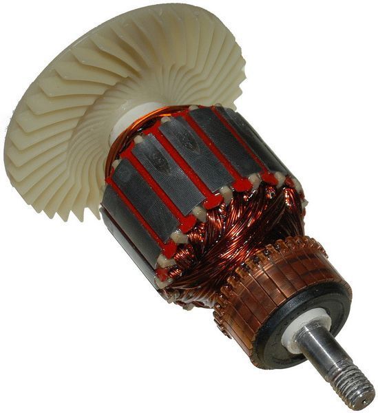 Якорь шлифмашина ленточная Sturm BS8512 / Энергомаш ЛШМ 85120 / Фиолент МШЛ 1-100 (149*54 вн. резьб) 00049-1002 фото