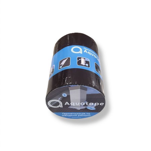 Бітумна Стрічка СТК 150 мм х 3 м ALU+Brown RAL 8017 62769 фото