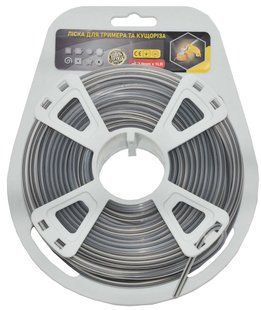 Ліска косильна квадрат d3 мм 1 LB (51 м) з кордом 43952-536 фото