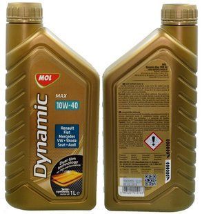 Масло для 4-х тактных двигателей Dynamic MAX 10W-40 MOL 1л полусинтетика 41011-162 фото