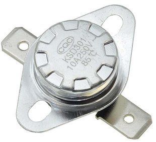 Термореле KSD 301 (85*C 10A, 250V) для утюгов и обогревателей 244295-085 фото