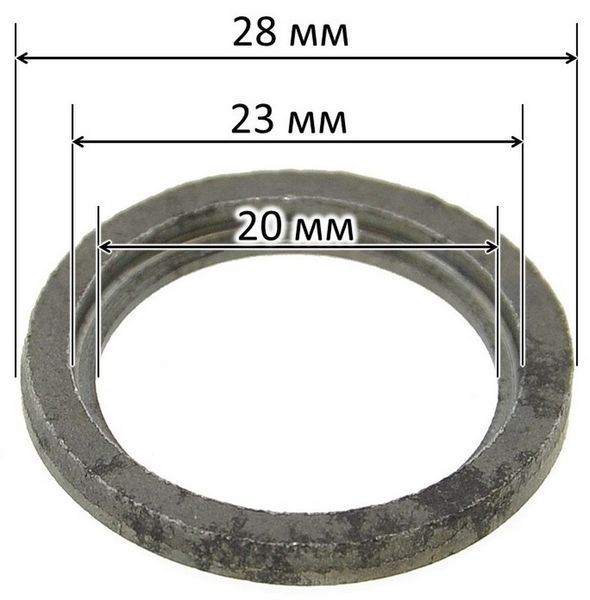 Шайба стовбура бочкового перфоратора (d28*20*3) 877759-2385 фото