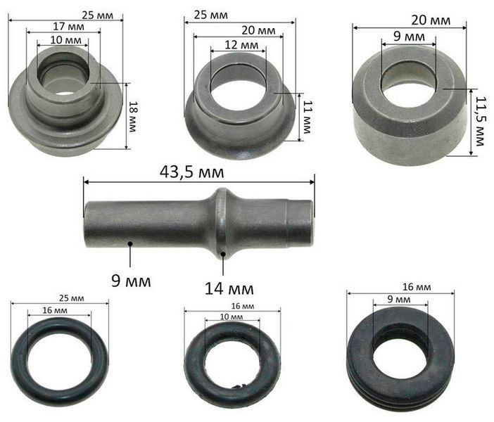 Ремкомплект бойка перфоратора Bosch GBH 2-26 DRE 1613124081 70994-100 фото