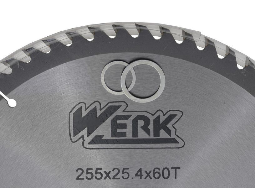 Пильний диск по дереву Werk 255х25.4 60 зуб. - 1 шт 81838-047 фото