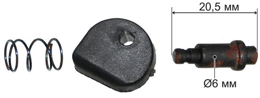 Стопорна кнопка болгарки d6 Makita 5030 аналог 417771-6 / 234057-1 / 213032-0 / 256510-7 74960-195 фото