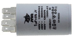 Конденсатор JYUL CBB-60H 1 мкф &mdash; 450 VAC клеми (30*51 mm) 64533-110 фото