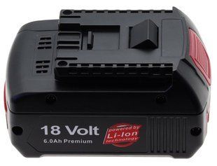 Акумулятор шуруповерта Bosch Li-Ion 18V 6.0 Ah аналог 1600A004ZN 21804-824 фото