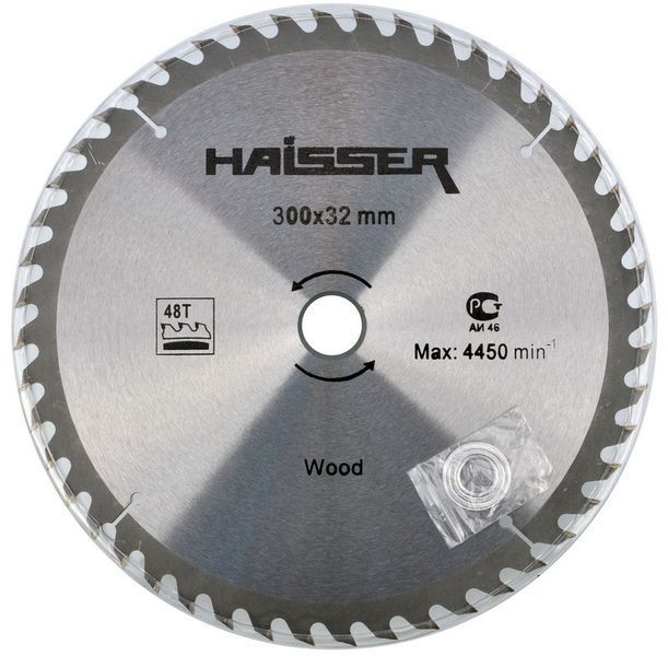 Пильный диск по дереву Haisser 300х32 48 зуб - 1 шт 81884-013 фото
