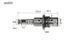 Стовбур перфоратора Hitachi 24PC3 (шестерня + бойок) d18*20*30 L132,5 70865-033 фото 2