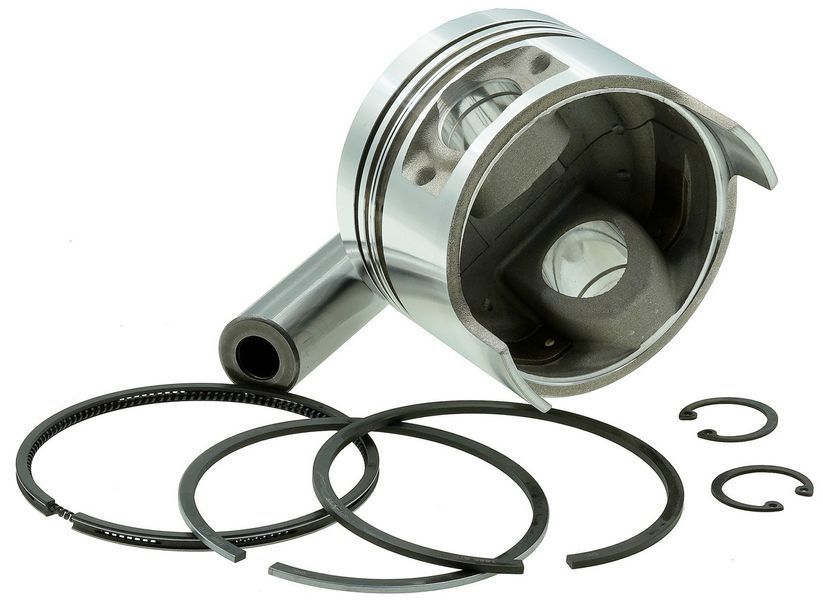 Поршень двигуна генератора (мотоблока) 186FA у зборі STD (d86/p-23mm h79) 10390-1689 фото