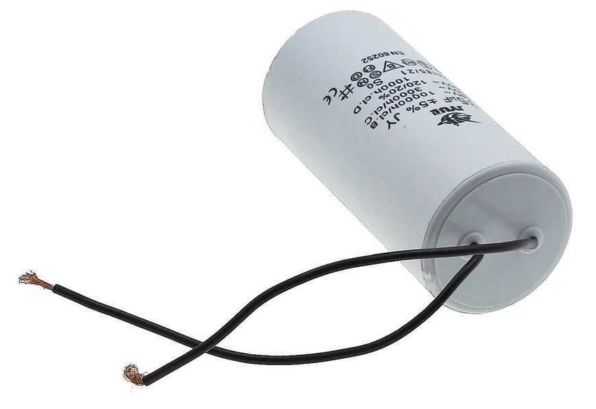 Конденсатор JYUL CBB-60L 35мкф - 450 VAC болт + провода (45*98 mm) 64586-163 фото