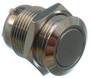 Кнопка антивандальная d18mm резьба 16mm h21mm 2 положения 2 контакта 70362-536 фото