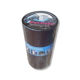 Бітумна Стрічка СТК 250 мм х 10 м ALU+Brown RAL 8017 62725 фото