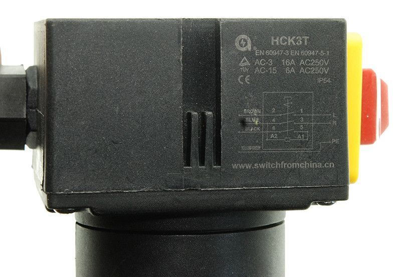 Кнопка бетономішалки 4 контакту 12A CK21E/4P (пластина 56*60) 145910-1361 фото