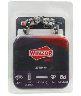 Цепь 64 звена (32 зуба) Winzor HARD суперзуб шаг 325 паз 1,3 (блистер) оригинал 85185-223 фото