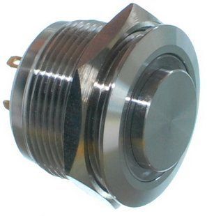 Кнопка антивандальная d25mm резьба 22mm h20mm 4 контакта индикация 79921-573 фото