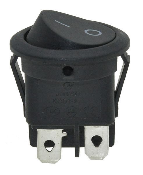 Тумблер круглый 2 положения 4 контакта d23 mm 00976-681 фото