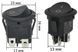 Тумблер круглый 2 положения 4 контакта d23 mm 00976-681 фото 2