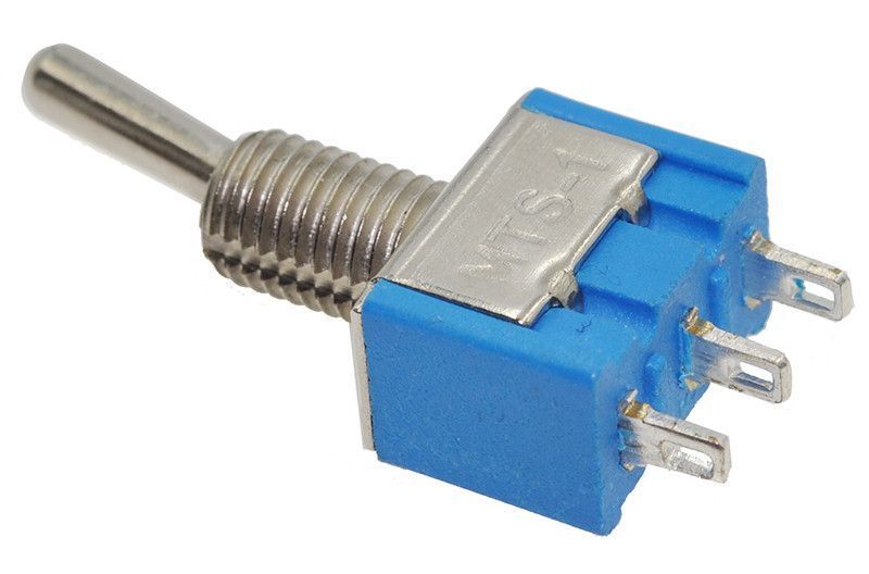 Тумблер MTS-102 ON-ON (3 pin) 6A 250VAC Daier 35418-1396 фото