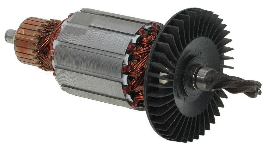Якорь перфоратор Einhell 1500 синий / Зенит ЗПП-1650 МАХ Профи (166*48 4-з /лево) 26875-490 фото