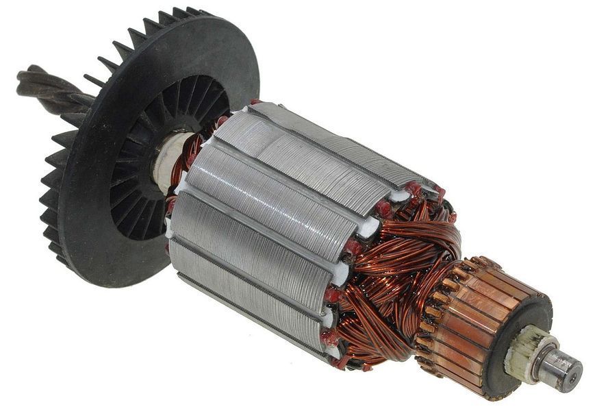 Якорь перфоратор Einhell 1500 синий / Зенит ЗПП-1650 МАХ Профи (166*48 4-з /лево) 26875-490 фото