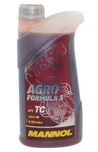Масло для 2-х тактних двигунів MANNOL Agro Formula S API TC , 1л, для садової техніки 45294-212 фото