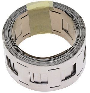 Лента двойная никелированная 21700 для точечной сварки 0,15*30,5*22,5 (без холдер) 1м 61595-219 фото