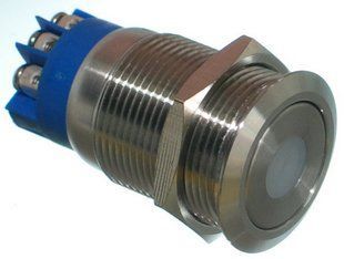 Кнопка антивандальная d22mm резьба 19mm h36mm 6 контактов под винт индикация 78820-559 фото