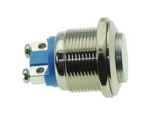 Кнопка антивандальная d22mm резьба 19mm h28mm 2 контакта под винт 67931-543 фото