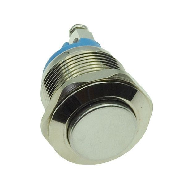 Кнопка антивандальная d22mm резьба 19mm h28mm 2 контакта под винт 67931-543 фото