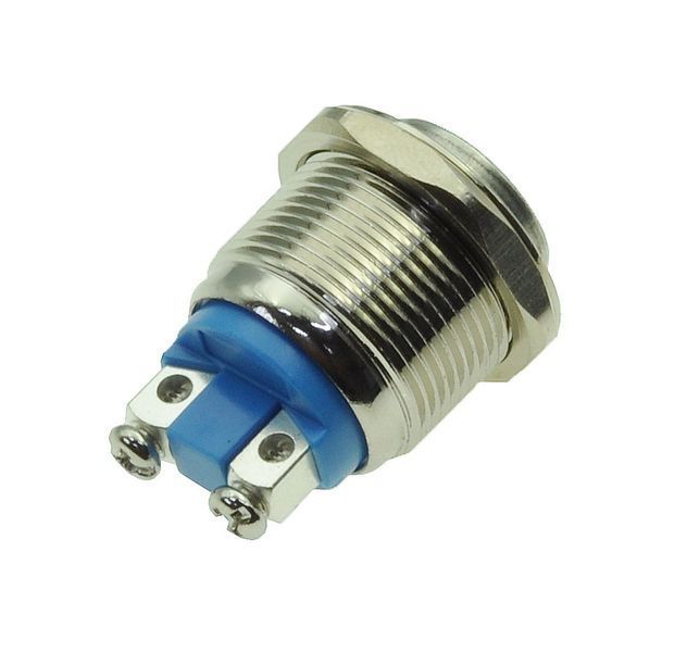 Кнопка антивандальная d22mm резьба 19mm h28mm 2 контакта под винт 67931-543 фото